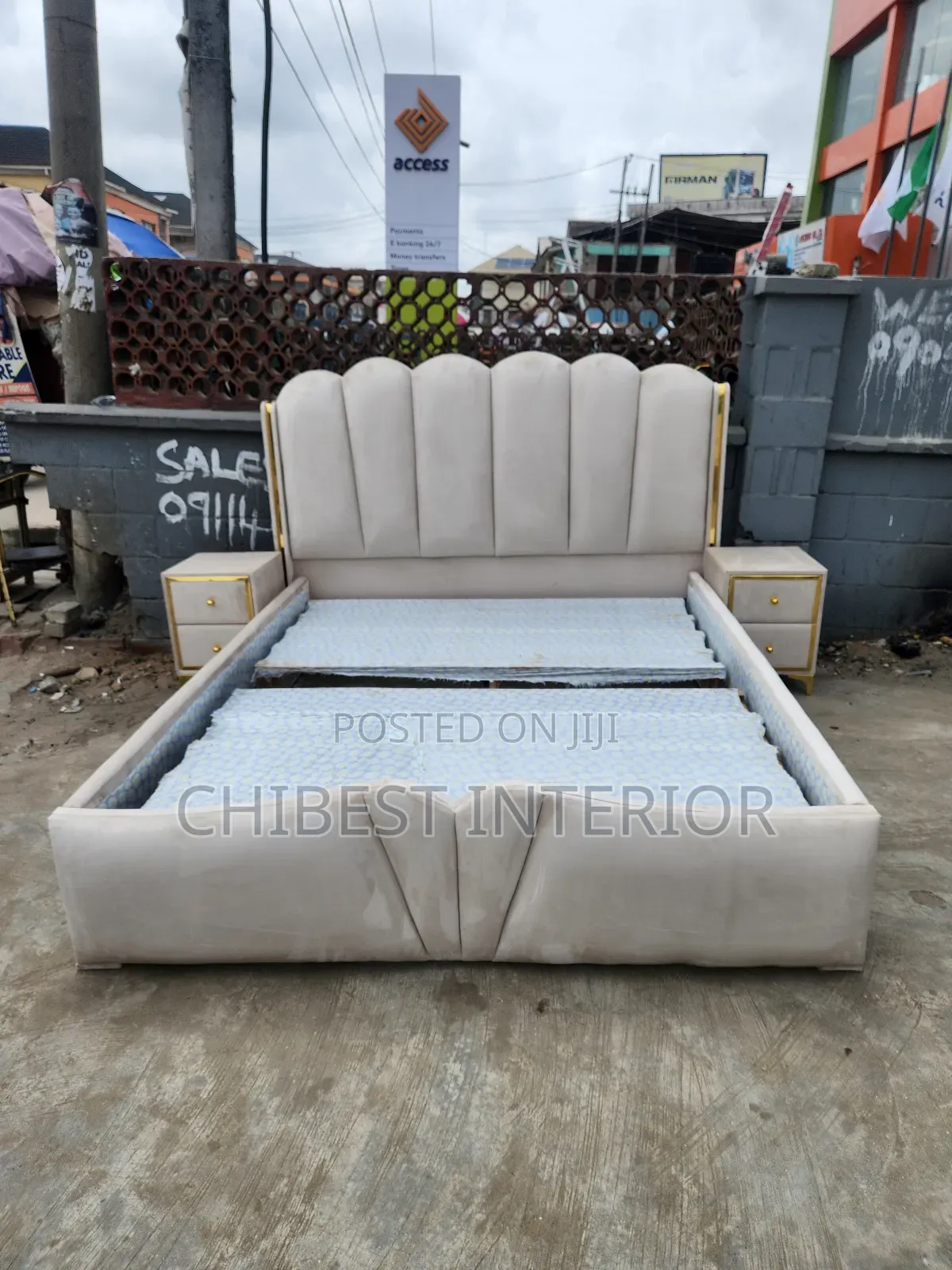 Brand New 6by7 Bed Frame With Side Drawers
