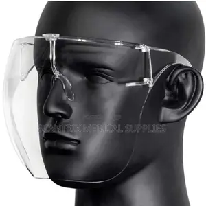 Heavy-Duty Face Shield With Glasses Frame