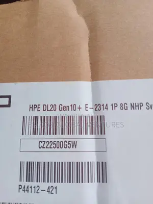 New Server HP ProLiant DL20 Gen10 8GB Intel Xeon HDD 1T