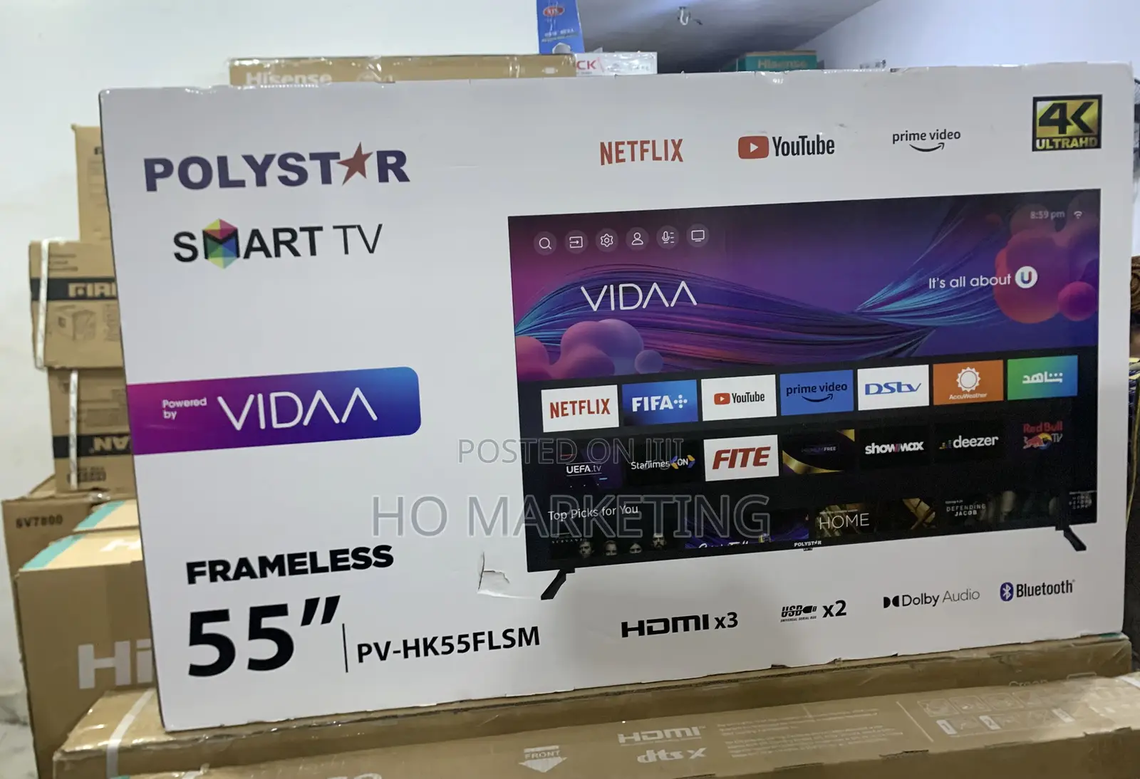 Polystar Pv‐Hk55flsm – 55′′ Full Hd Smart Television