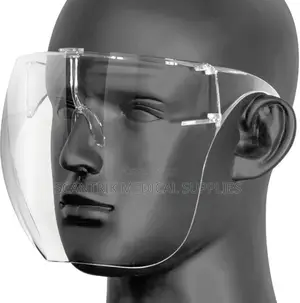 Anti-Droplet Face Shield With Eyeglass Support