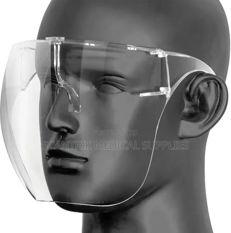 Anti-Droplet Face Shield With Eyeglass Support