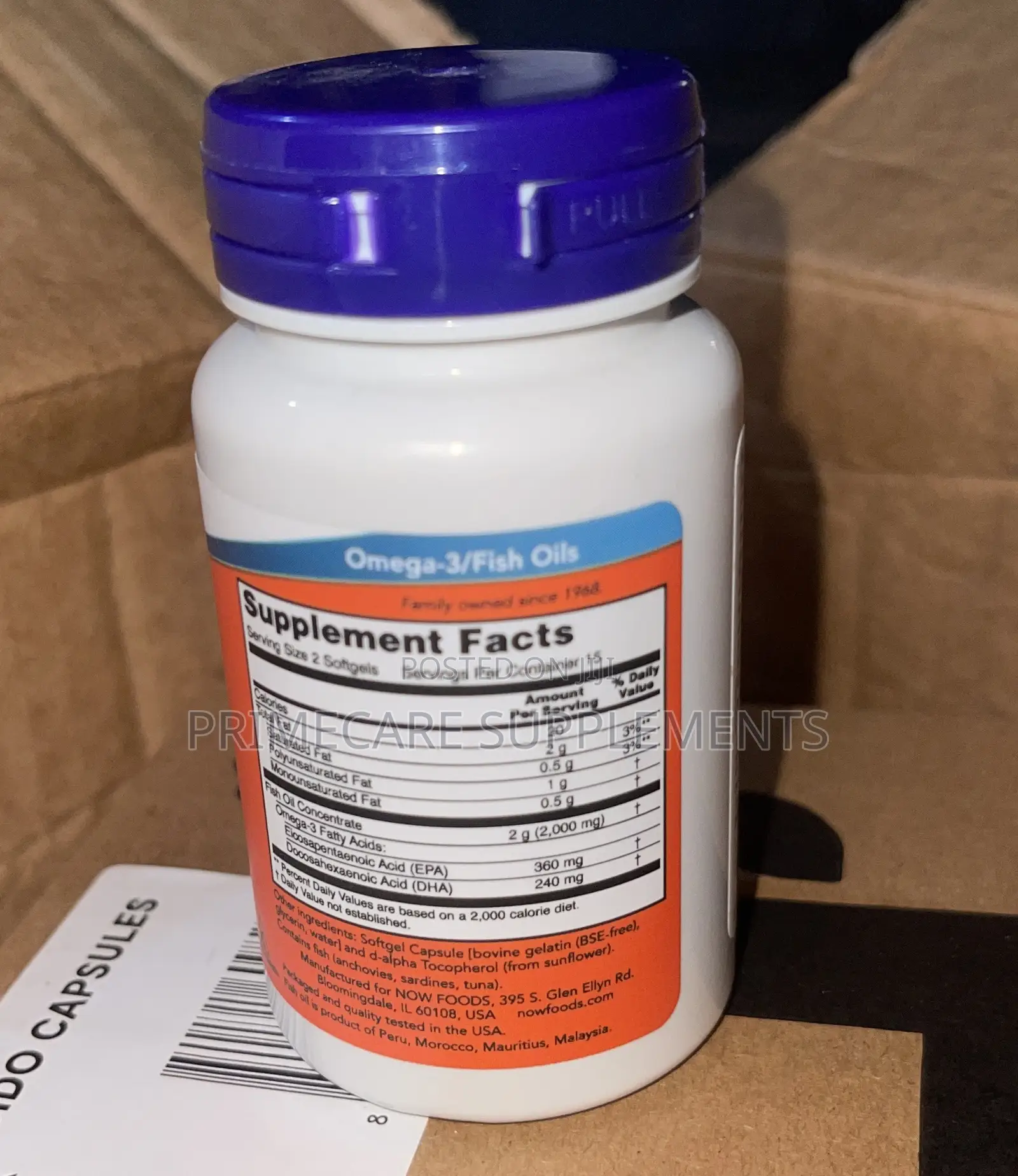Now Omega-3 Fish Oil