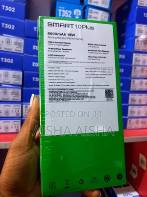 New Infinix Smart 10 Plus 128 GB Gray