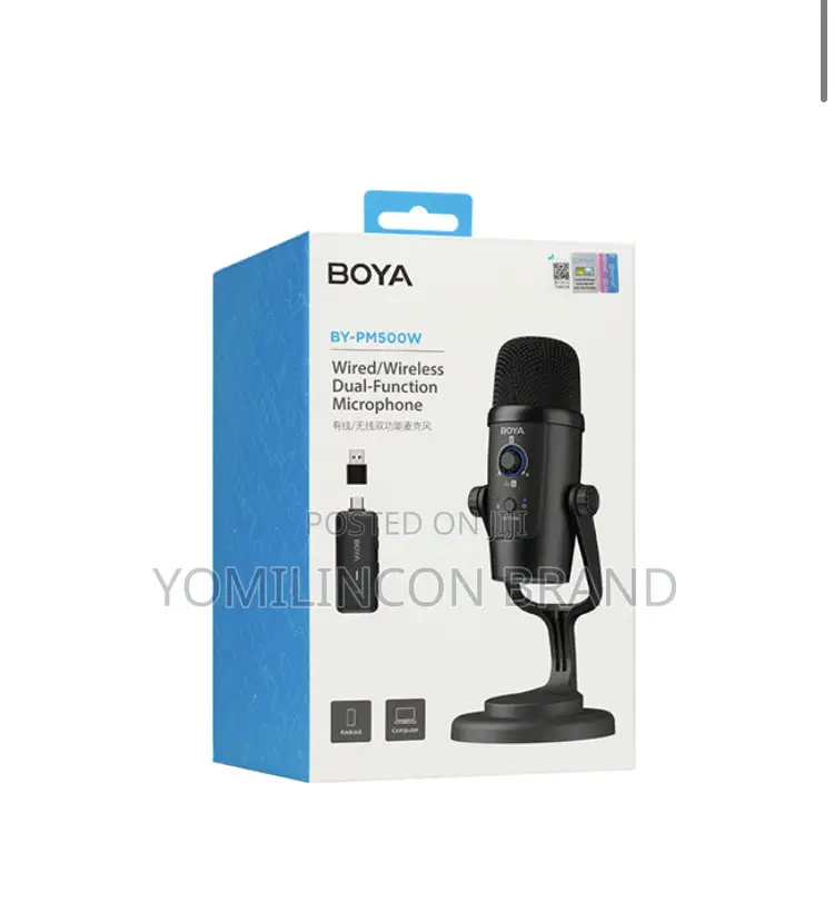 Boya Dual Function Microphone by-Pm500w