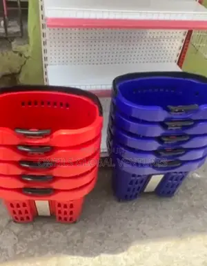 Trolley Basket Blue Red