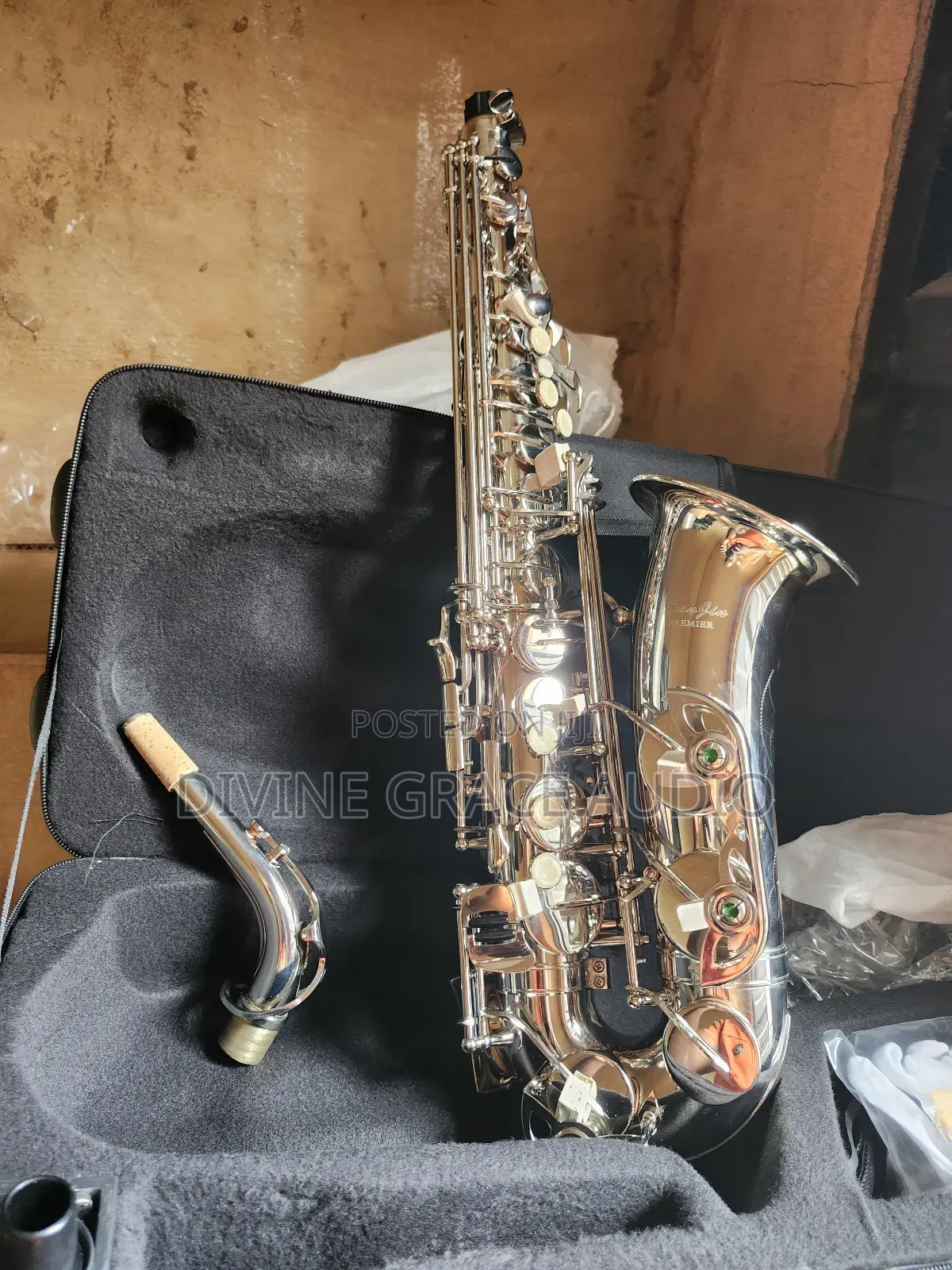 Premier Silver Saxophone