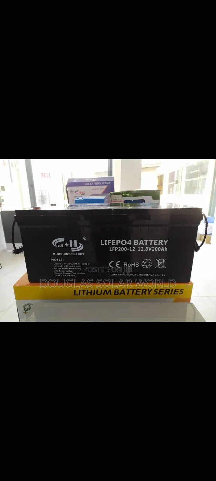 MSN Solar Lithium Gel Battery 2kwh 200ah