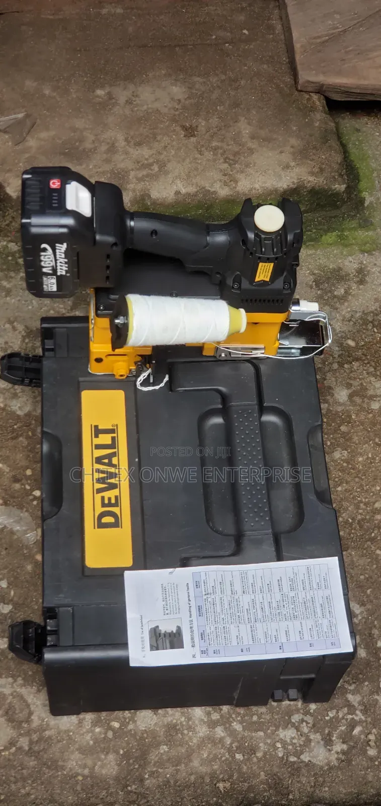Battery-powered Bag Closing/Sewing Machine