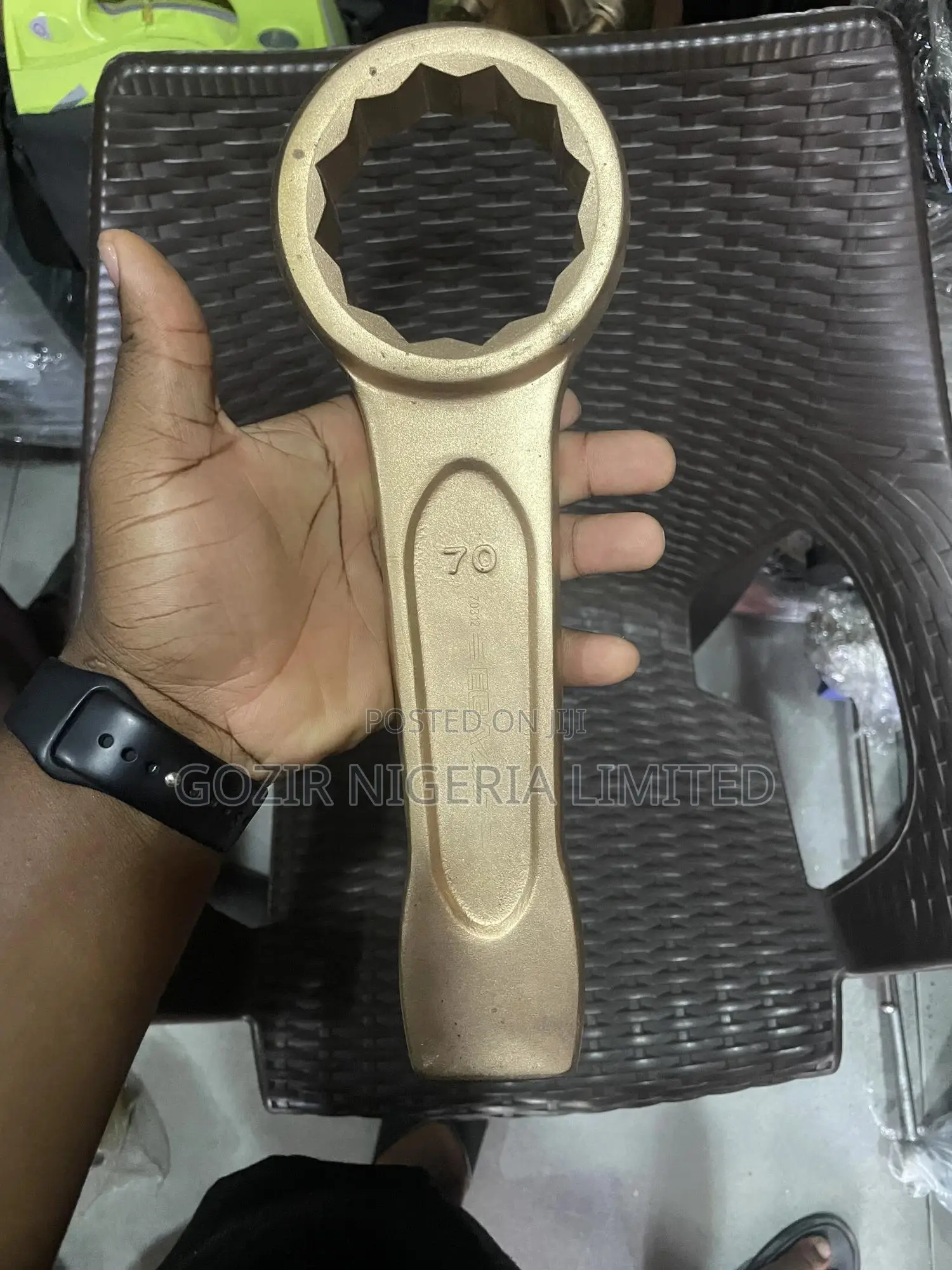 Brass Ring Slogging Spanner/Ring Hammer Wrench