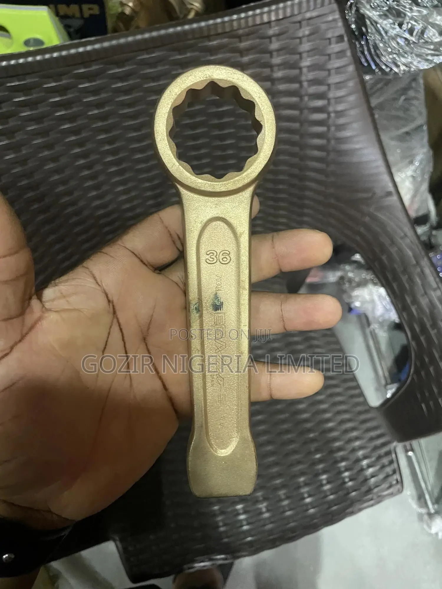 Brass Ring Slogging Spanner/Ring Hammer Wrench