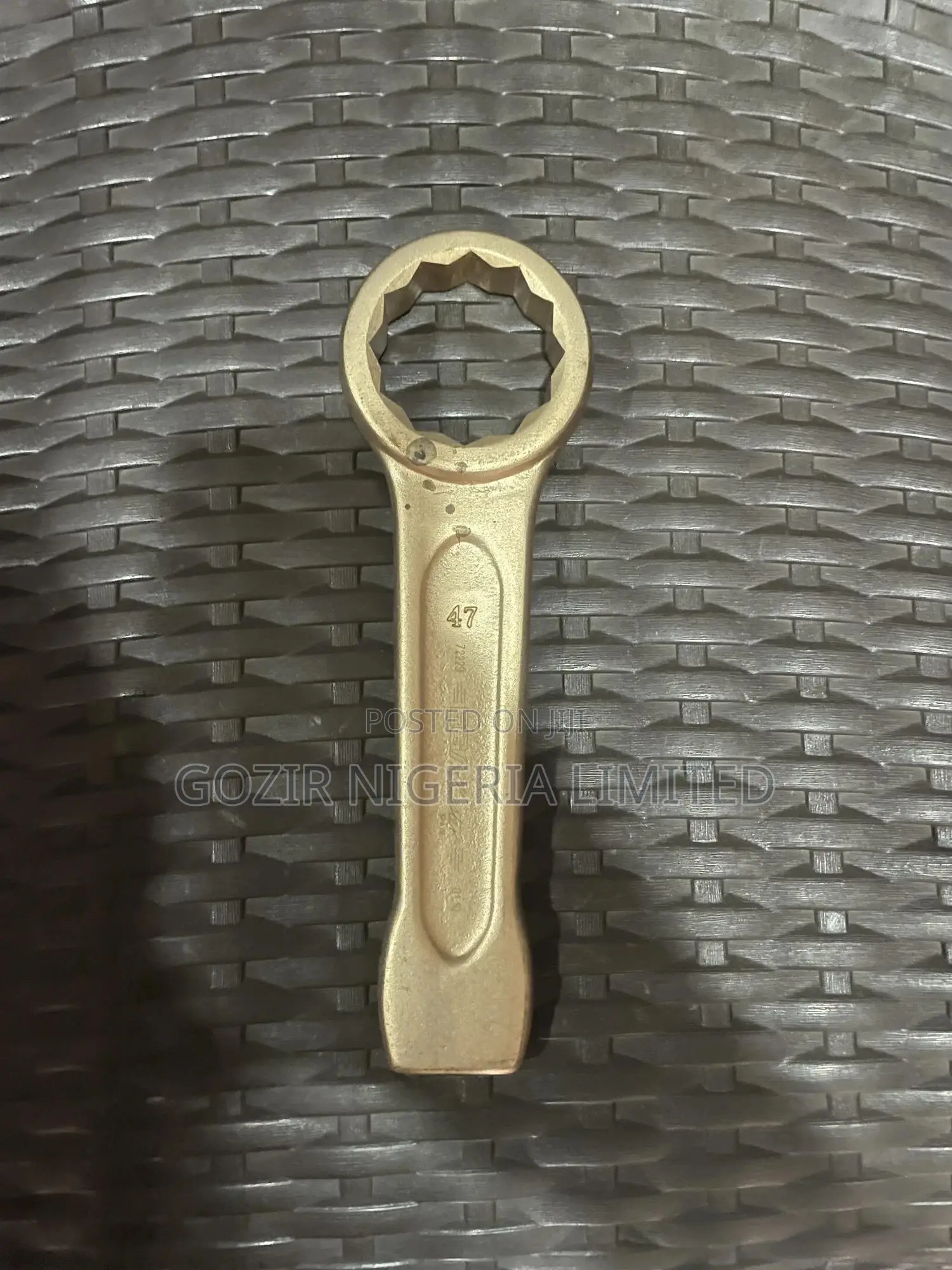 Brass Ring Slogging Spanner/Ring Hammer Wrench