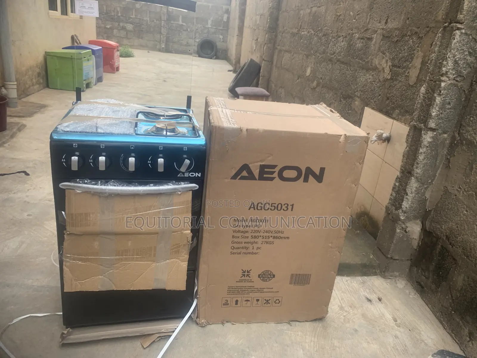 Aeon 3+1 Burner With Oven – Stylish and Efficient