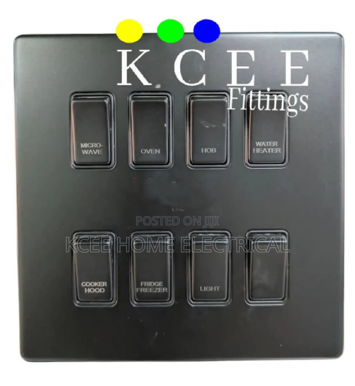 8 Gang Grid Switch - Premium Modular Control Panel