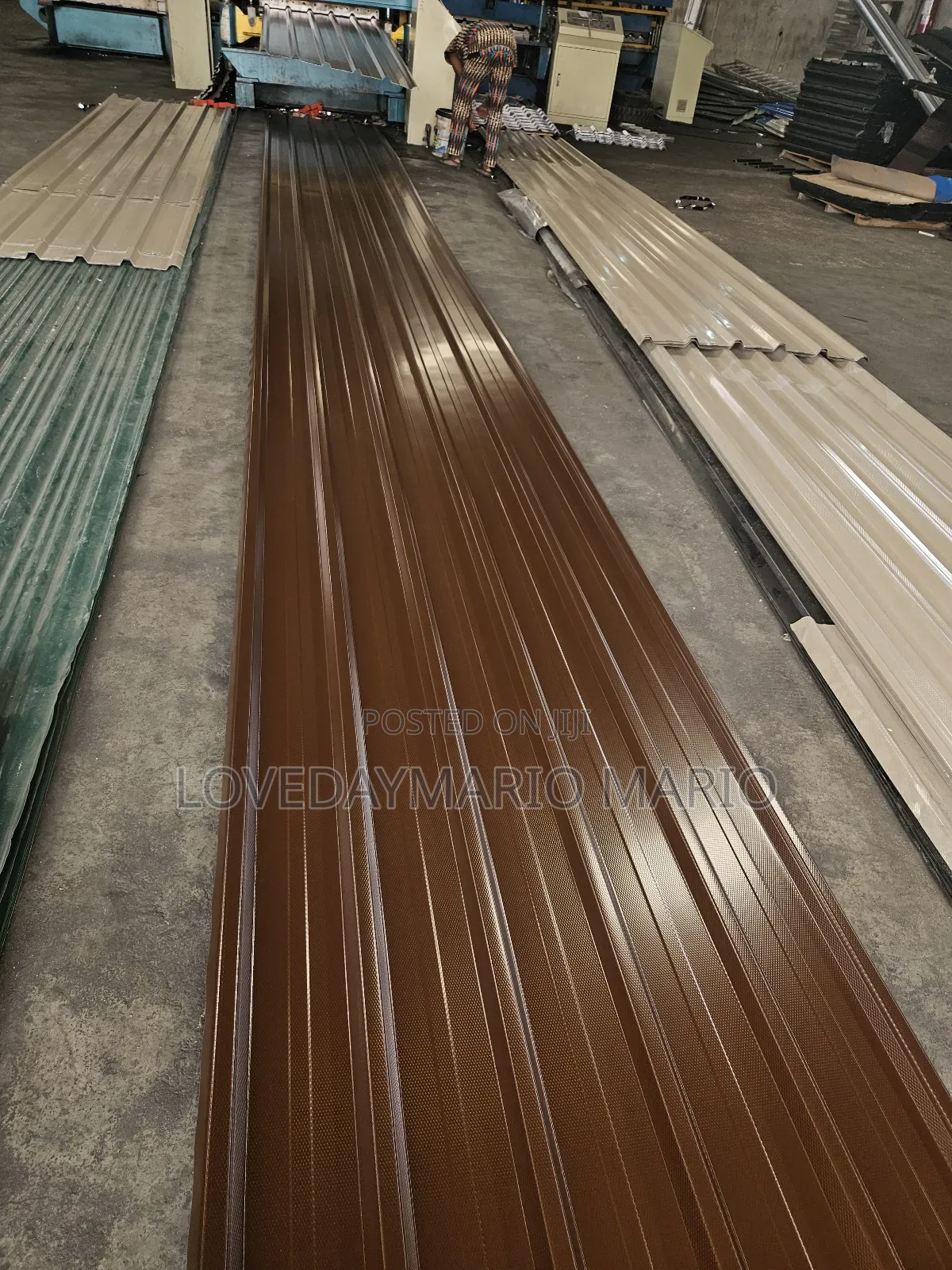 Nutbrown Roofing Sheet 0.7mm