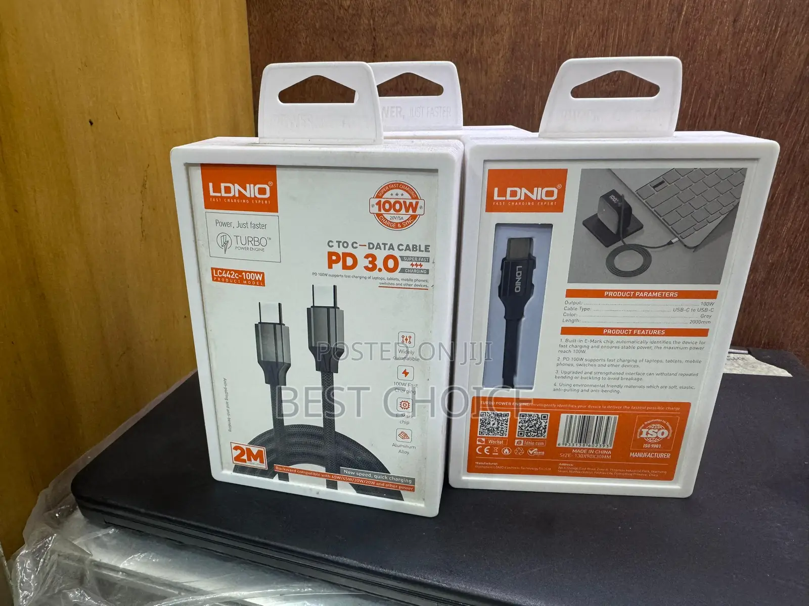 Ldnio Type C to Type C Cable 2 Meter 100w