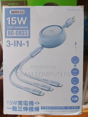 Remax 15w 3 in 1 Fast Charging