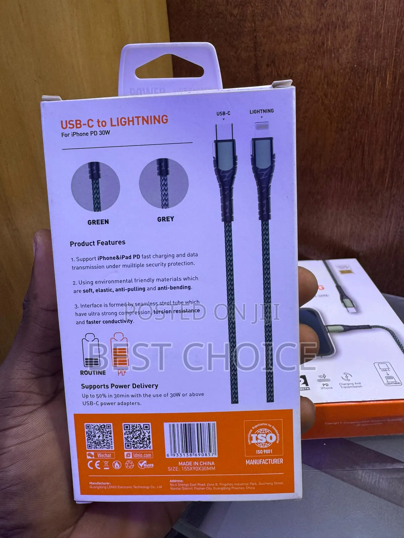 Usb-C to Lightning Pd 30w – Fast and Durable