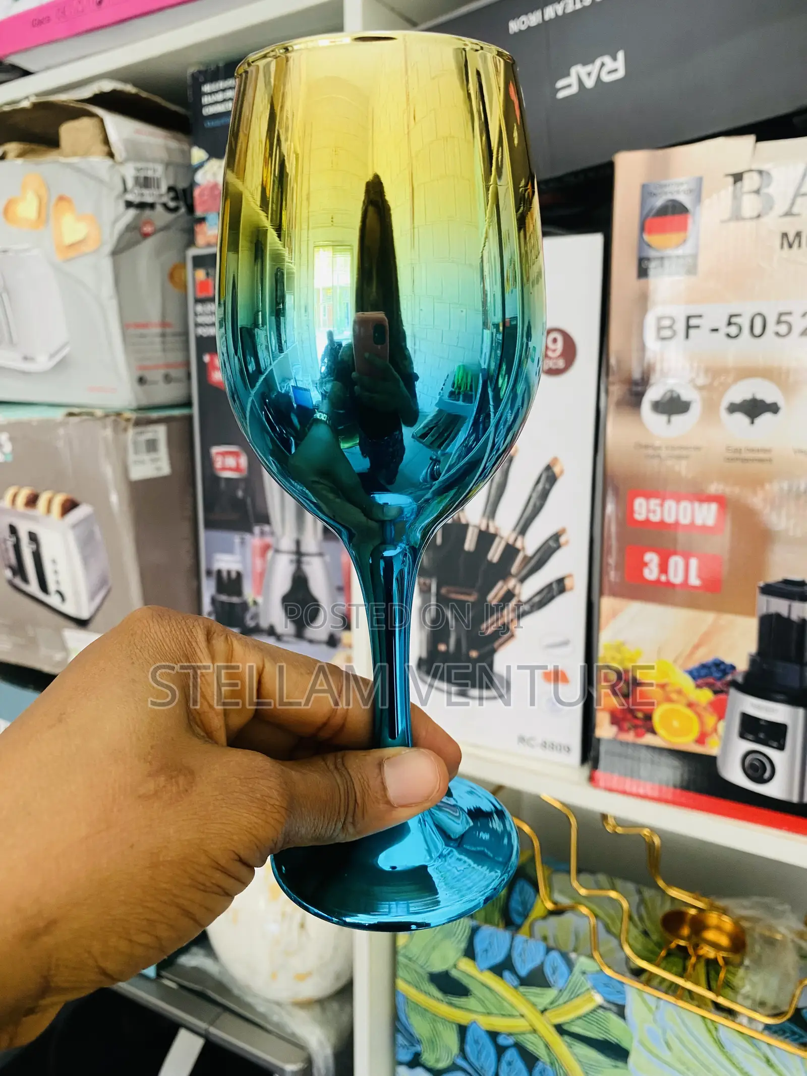 6 Set Multi Color Win Glass Cup