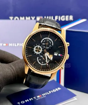 Tommy Hilfiger Leather Wrist Watch
