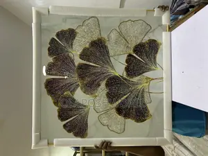 Gingko Acrylic Stoned Art 90*90cm