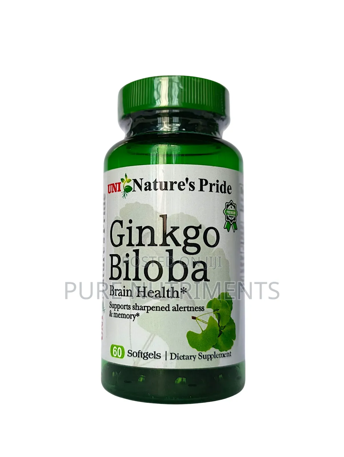 Nature's Pride Gingko Biloba 60 Softgels