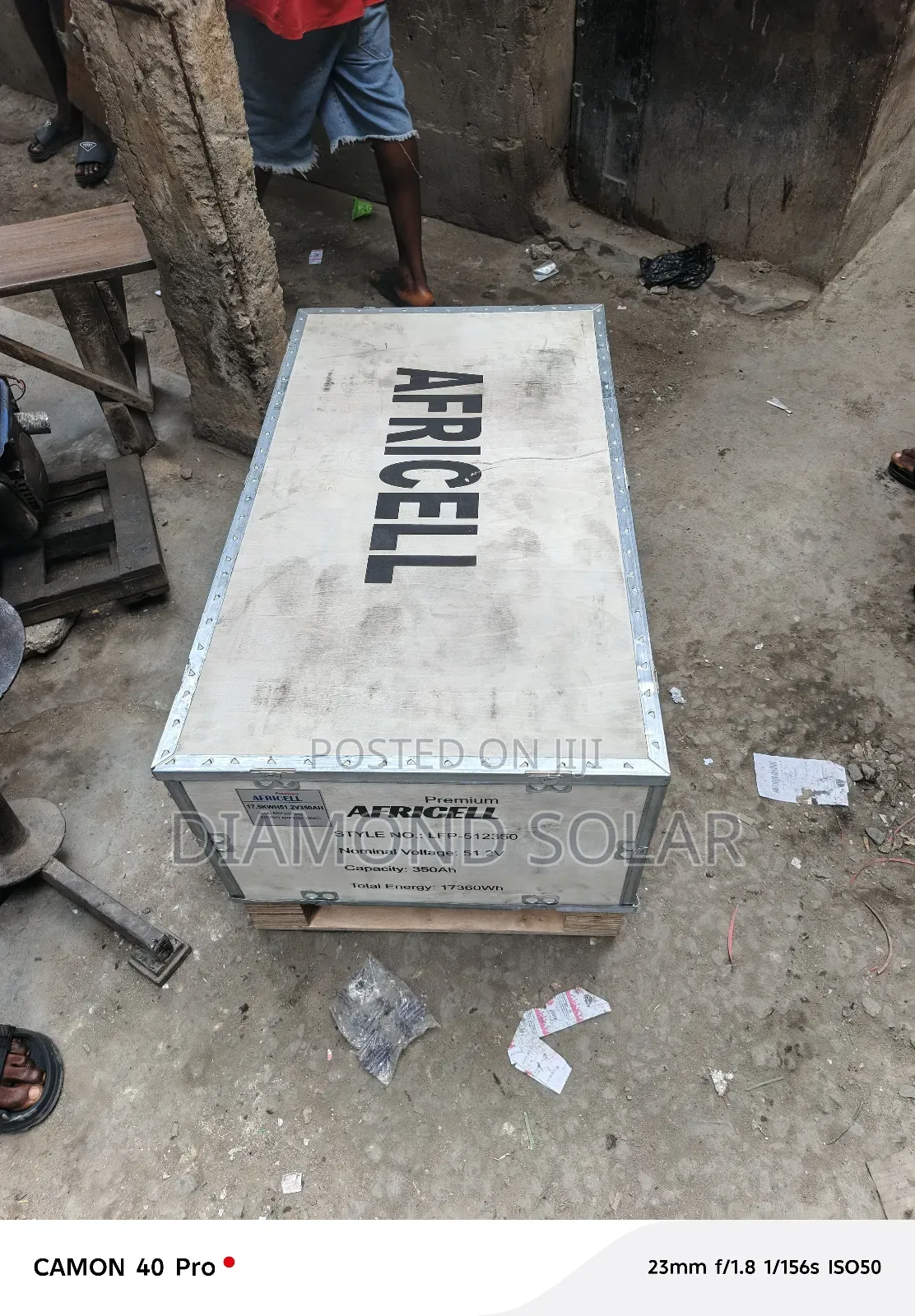 17.5kwh 51.2v Africell Solar Lithium Ion Battery Available