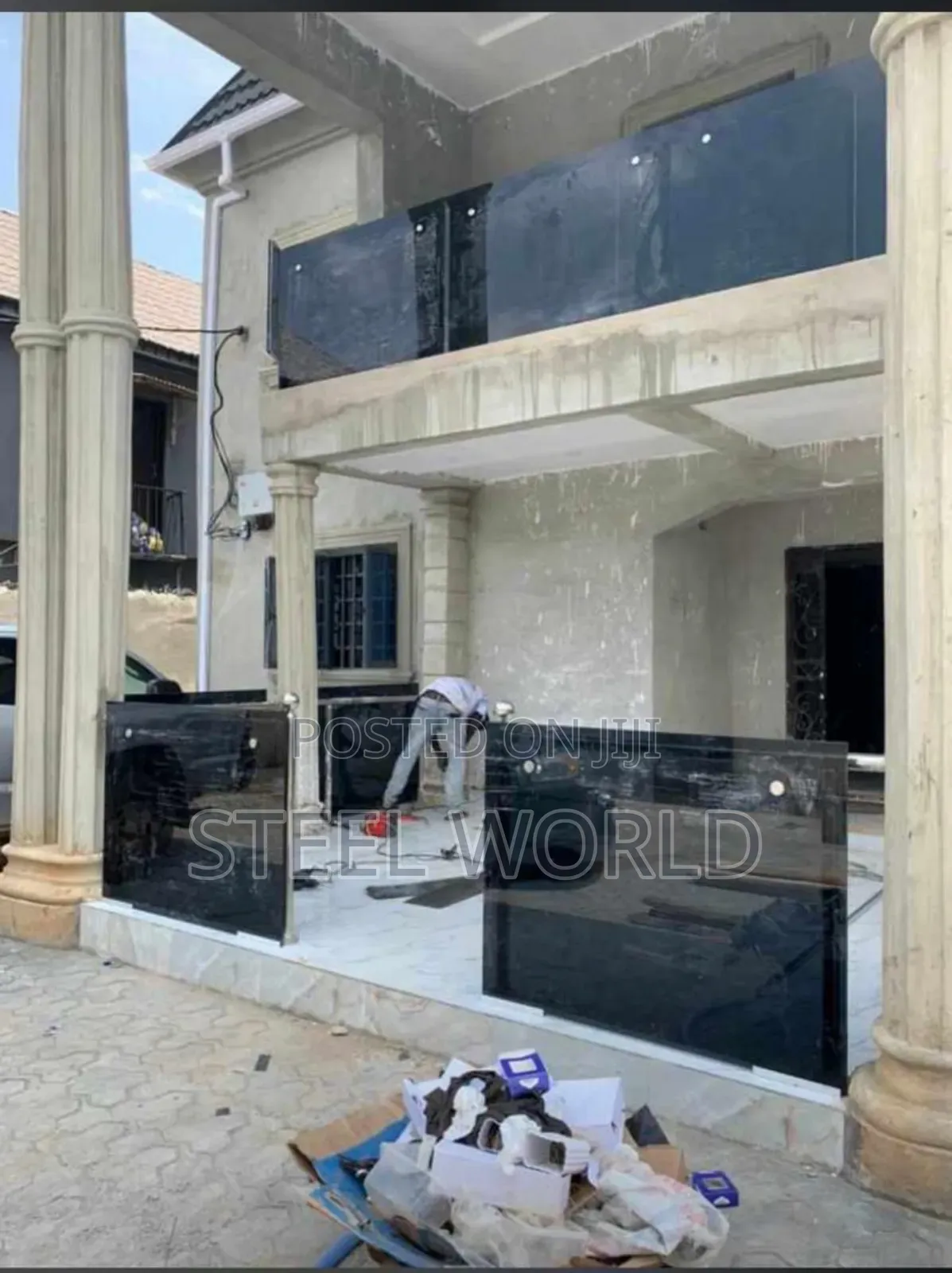 Frontage Grey Glass