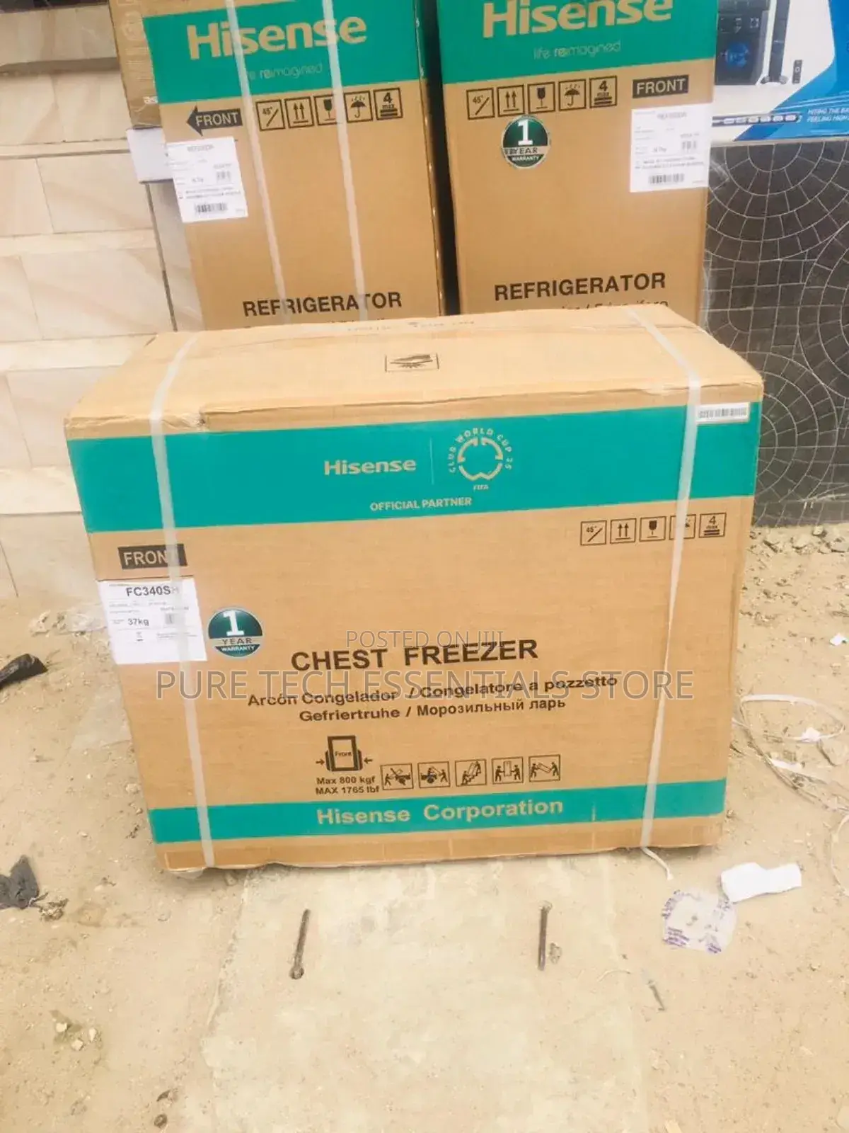 New Hisense Chest Freezer 250 L, Fast Freezer
