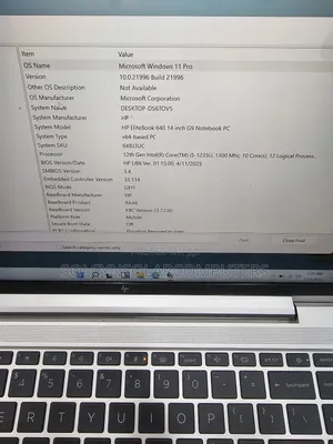 Laptop HP EliteBook 640 G9 16GB Intel Core I5 SSD 256GB