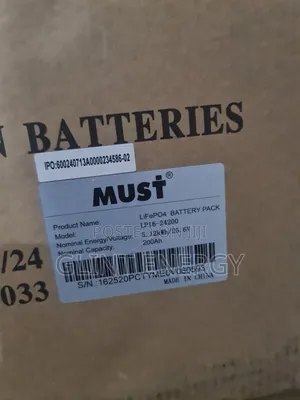 5kwh 24v Must Lithium Battery