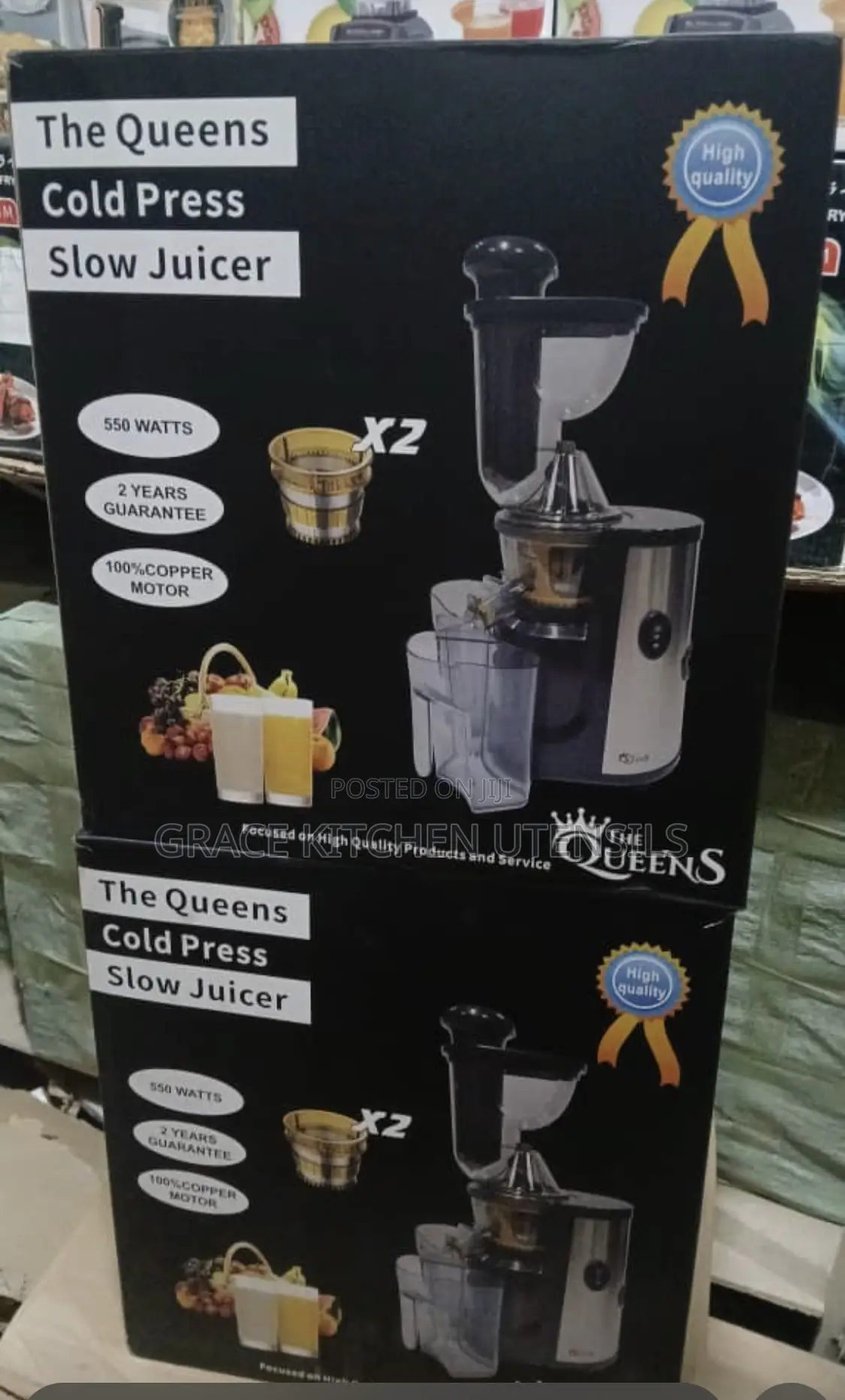 The Queens Cold Press Slow Juicer