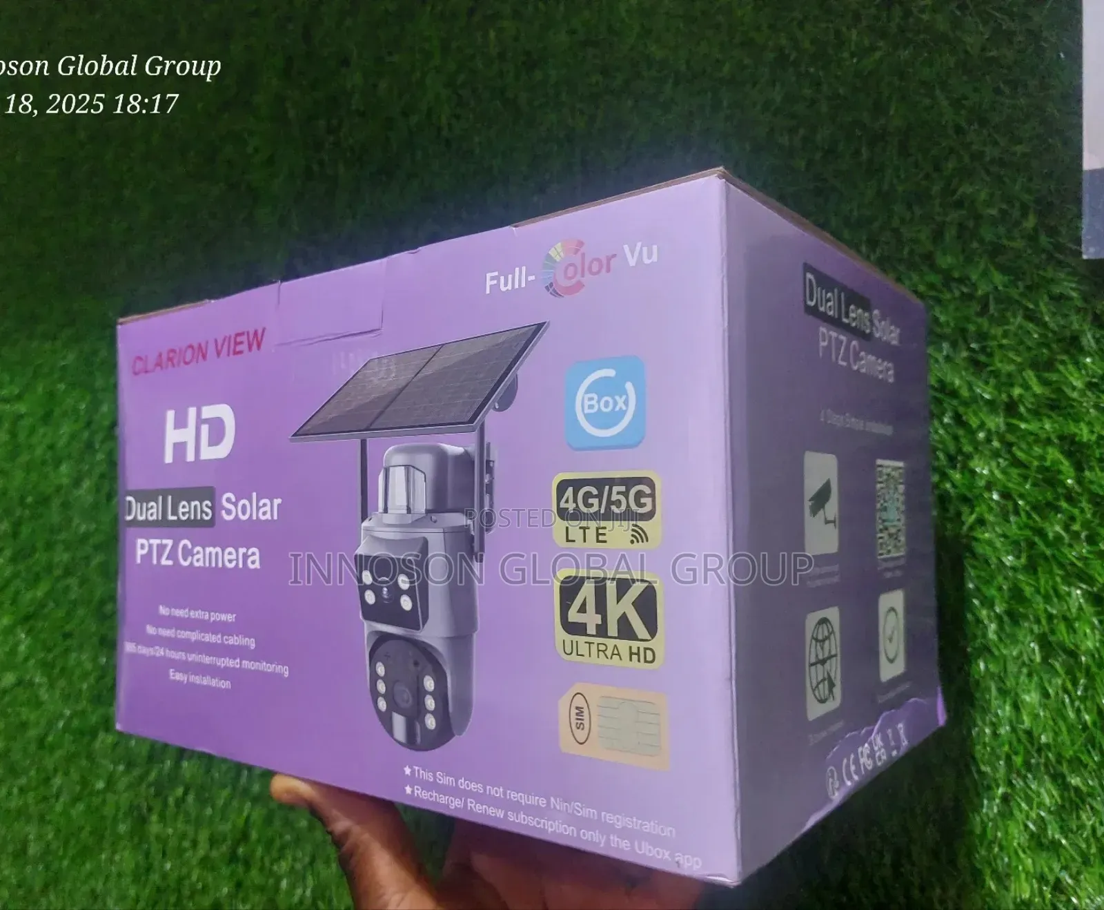 Ubox Ptz Solar Camera