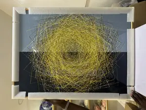 Spiral Acrylic Stoned Art 60*80cm