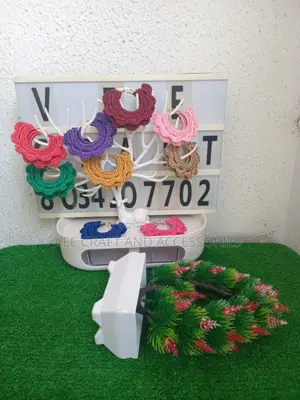 Crochet Hoop Earrings