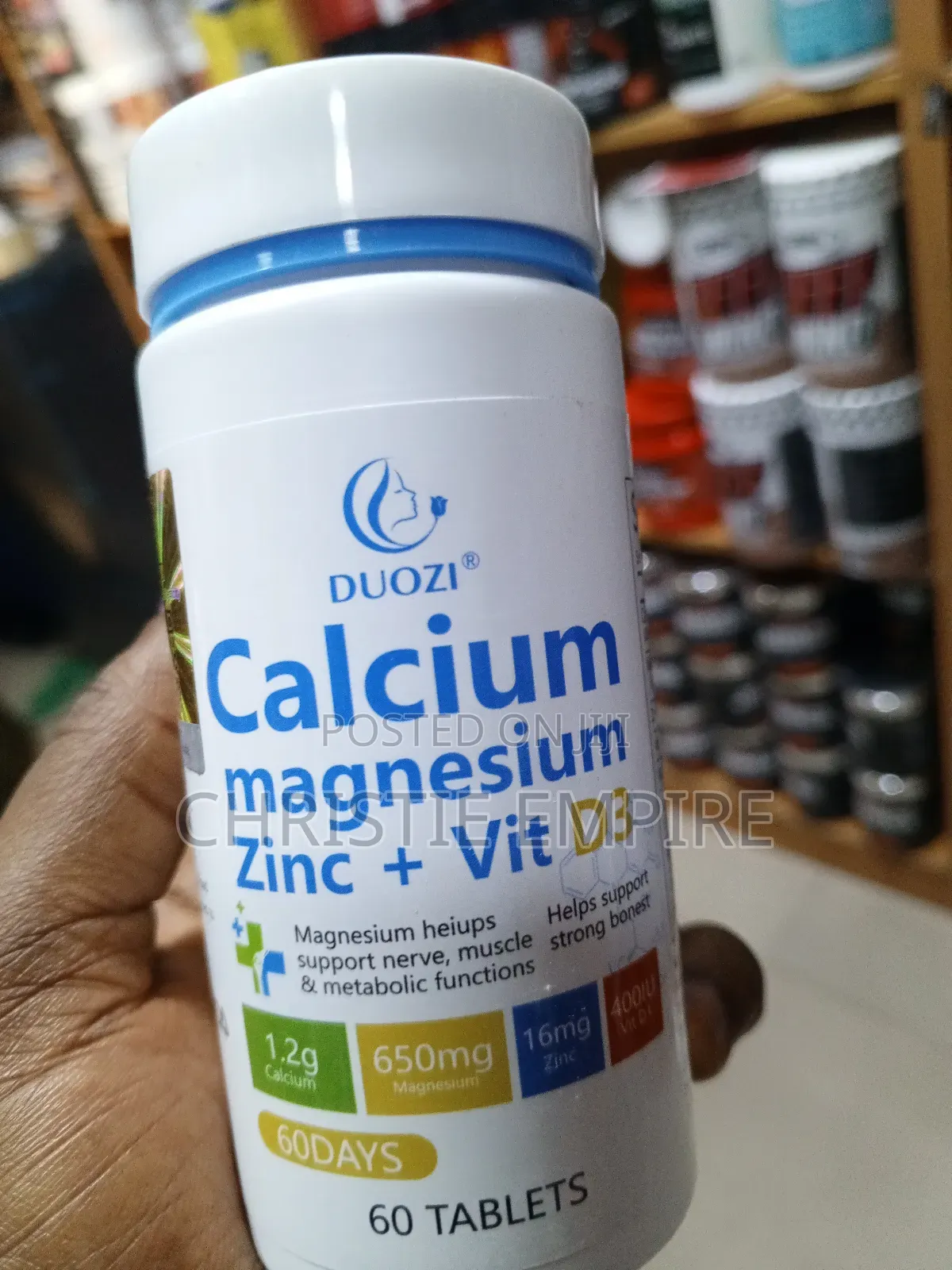 Duozi Calcium Magnesium Zinc + Vit D3
