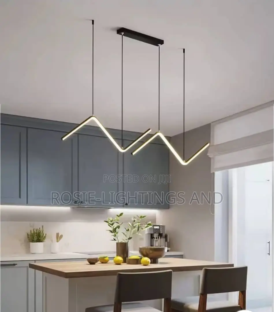 Minimalist Nordic Ceiling Light in Black