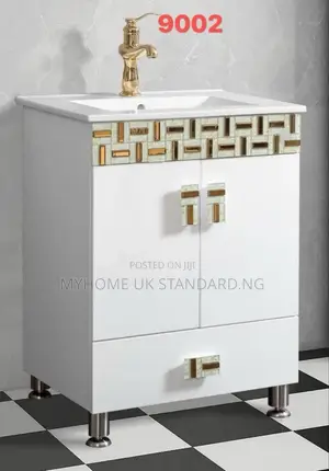 Double Door Bathroom Cabinet Basin