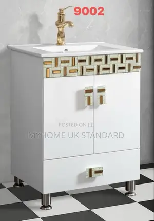 Double Door Bathroom Cabinet Basin