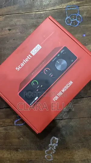 Photo - A Focusrite Scarlett Solo 4th Generation Usb-C Audio Interfa