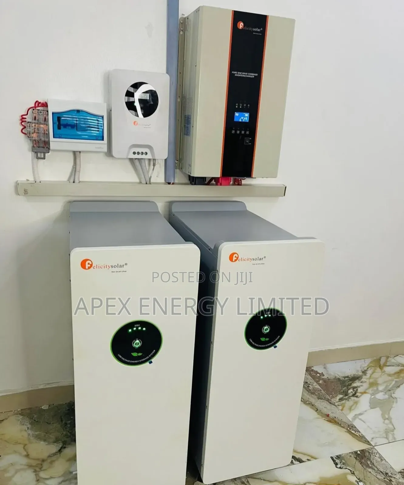 Felicity 15kwh Lithium Battery 51.2v. 5 Years Warranty