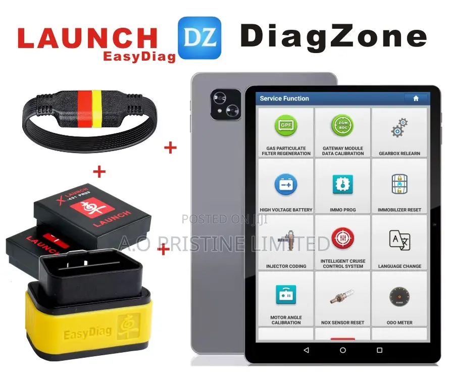 Launch Easydiag for Diagzone Pro With Android Tablet
