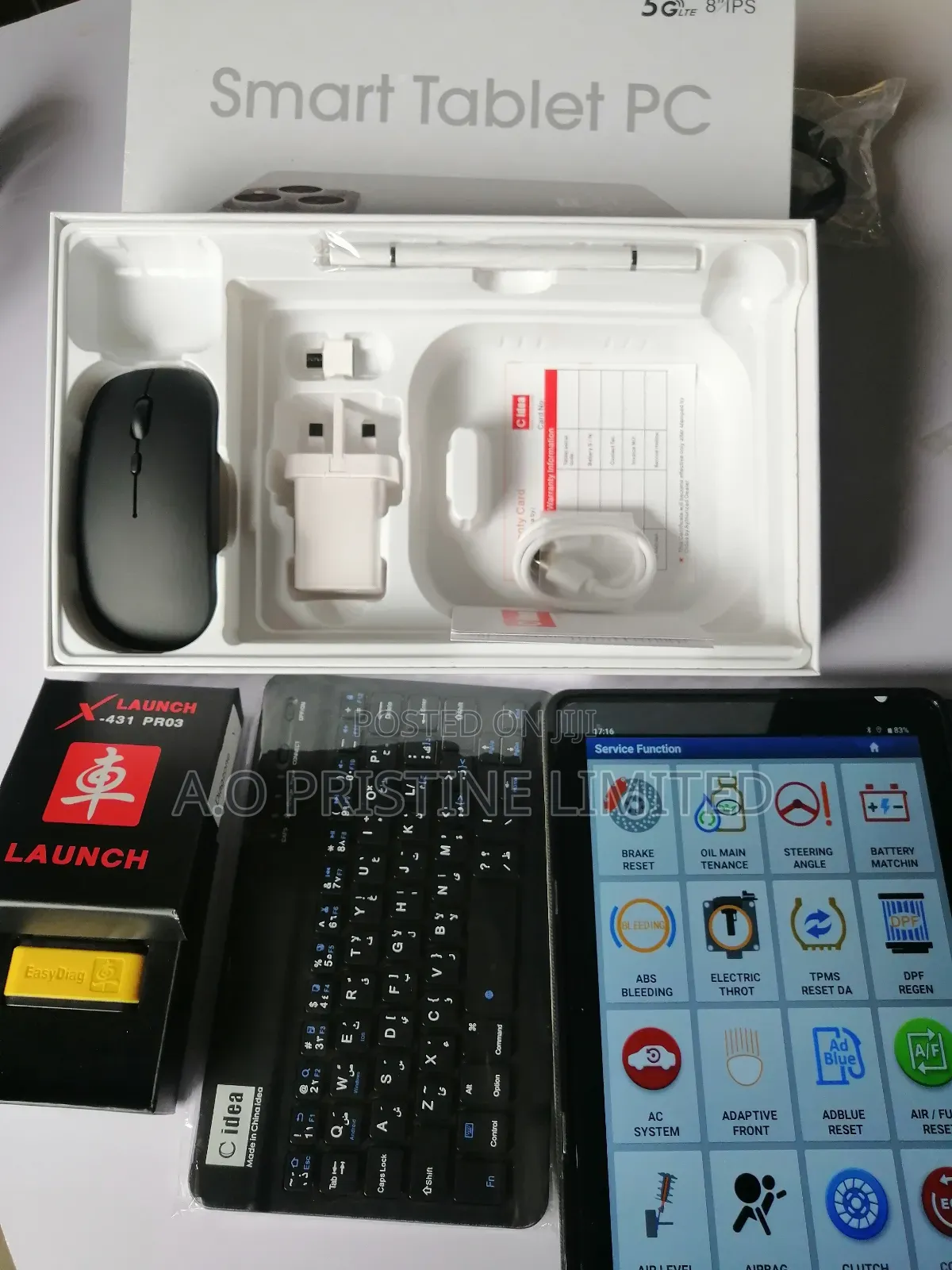 Launch Easydiag for Diagzone Pro With Android Tablet