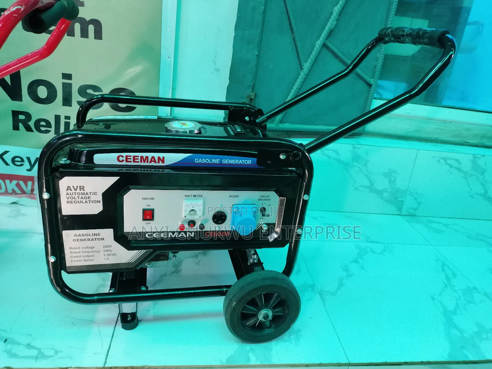 New C Man Petrol Generator 4.5kva 100% Copper
