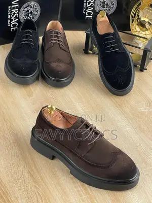 Photo - Versace Suede,Brown Sole Top Quality Shoe