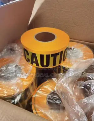 Photo - 500 Meters Yellow Caution Sign Tape