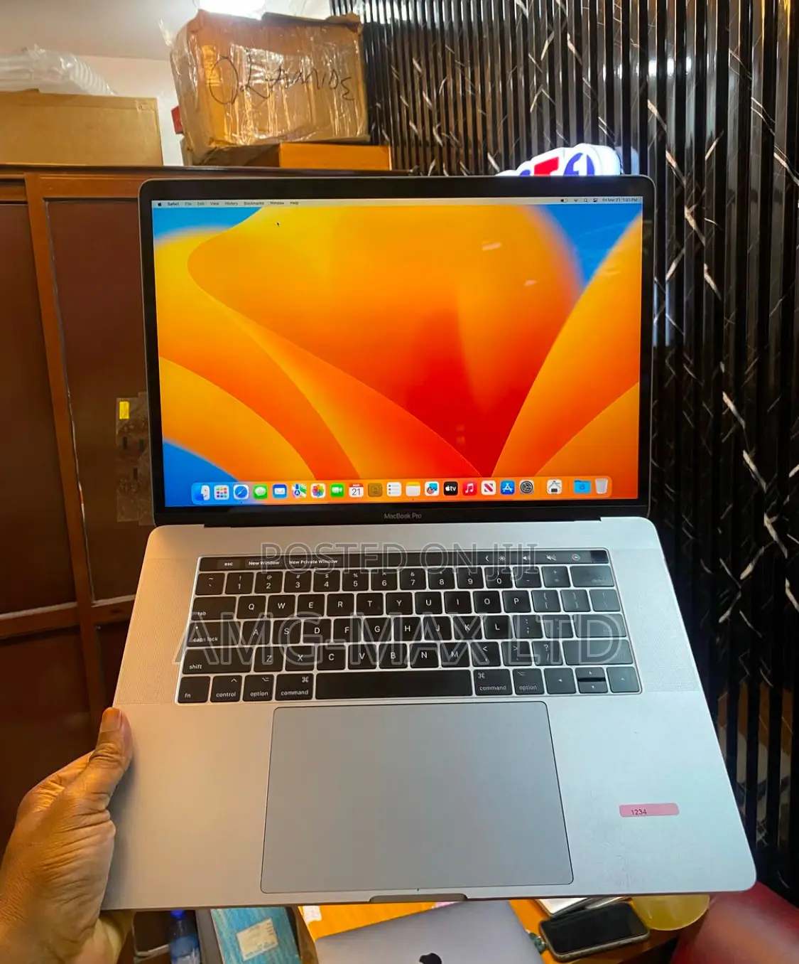 Laptop Apple MacBook Pro 2019 16GB Intel Core i9 SSD 512GB