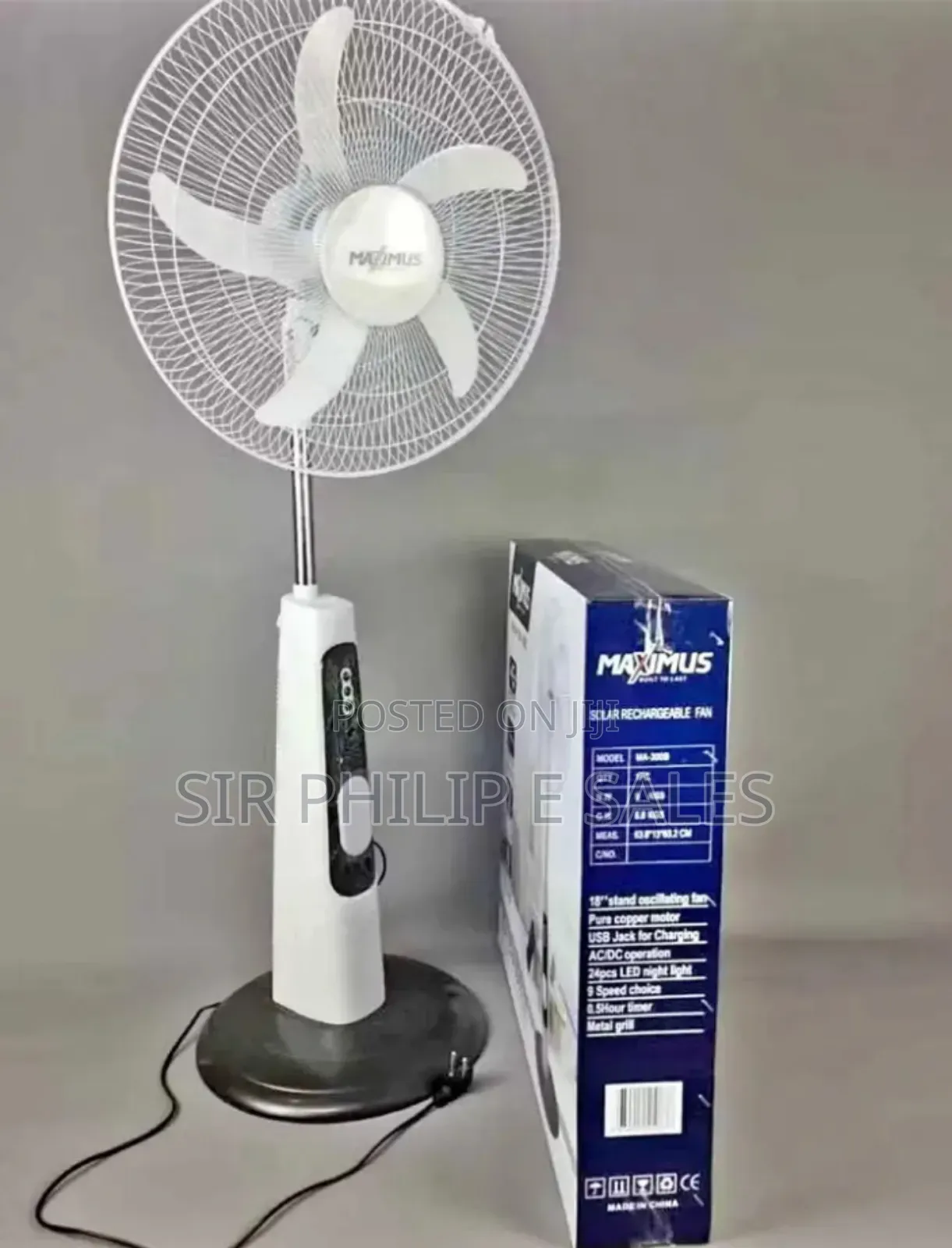 Rechargeable Fan