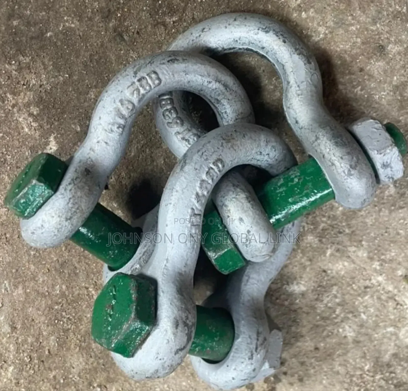 7/8" Galvanized Anchor Shackles