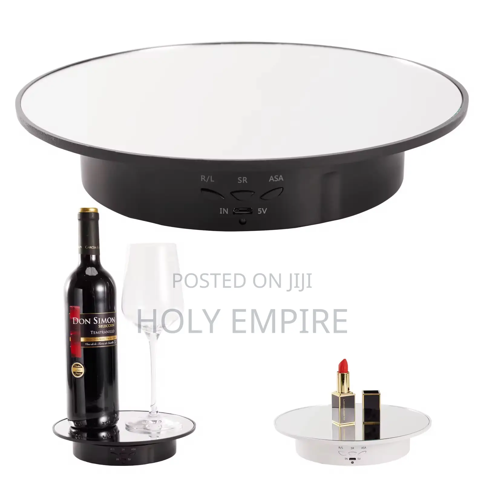 Motorised Rotating Mirror Display Standthree Speedsturntable
